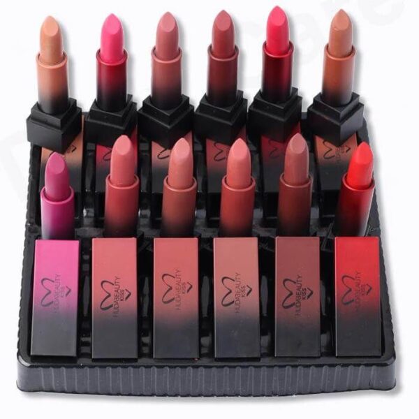 New 12 Pcs  Huda beauty Kiss lipstick