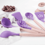 Silicone Kitchenware Cooking Utensils Set Heat Resistant Kitchen Non-stick 12 PCs (L) - Image 2