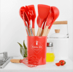 Silicone Kitchenware Cooking Utensils Set Heat Resistant Kitchen Non-stick 12 PCs (L) - Image 4
