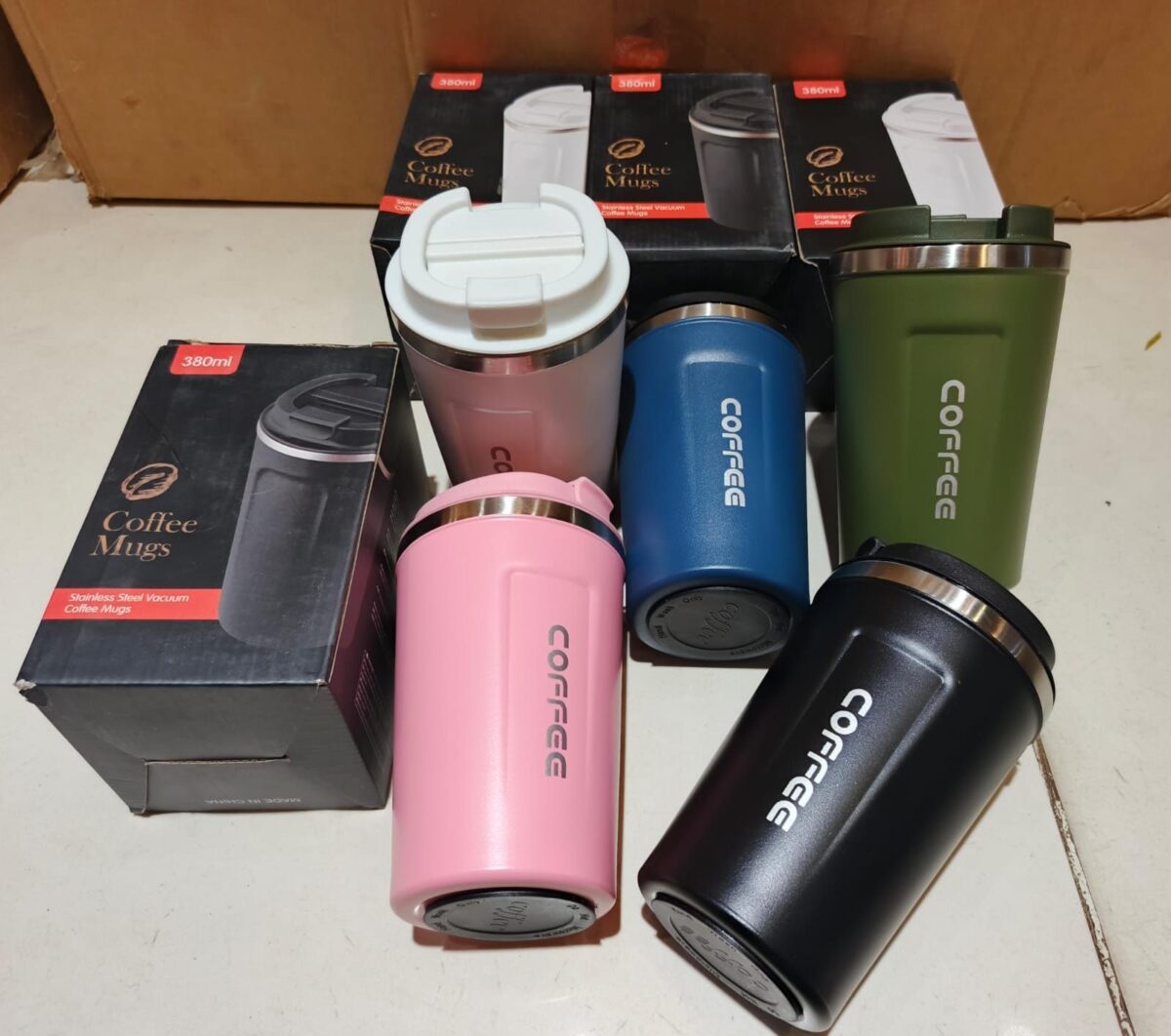 310ML Heat Preservation Coffee Mug Stainless Steel Travel Portable Mug Coffee Milk Cup Vacuum Flasks Thermo Cup - Image 1
