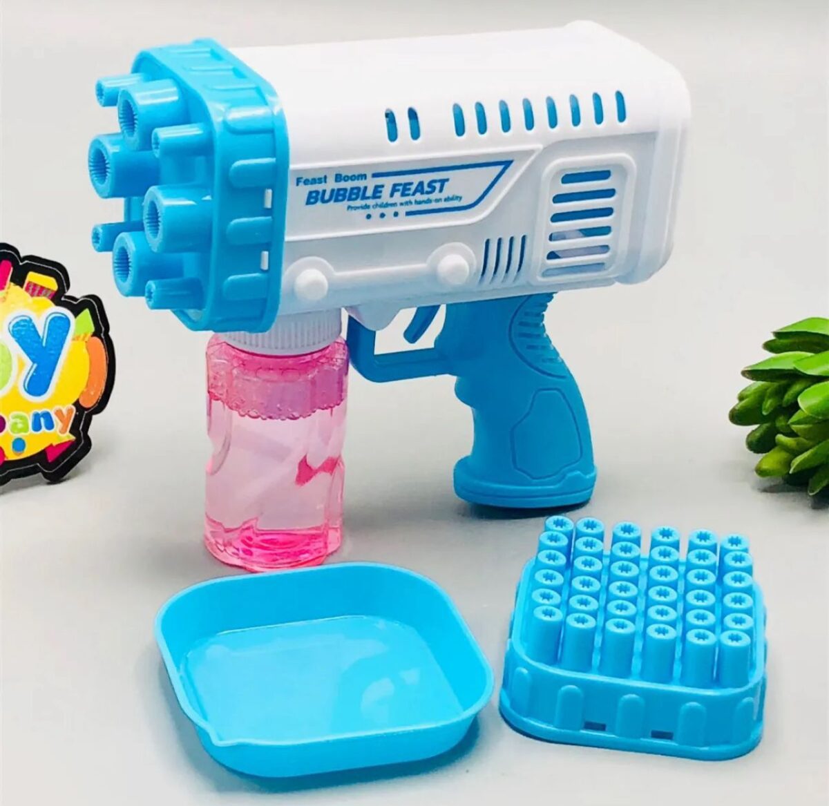 36 Hole Electric Bubble Gun Machine for Kids Water Bubble Gun with Bubble Liquid Included - Image 1