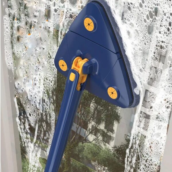360 Twist Triangle Mop Window Glass For Home Toilet Bathrrom Floor Household Cleaning Ceiling Dusting manual mop
