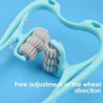 6 Wheel Pressure Point Neck Massager (Random Color) - Image 3