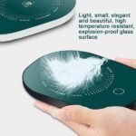 Coffee Mug with Heating Pad Warmer, USB Electric Coffee Cup Warmer for Desk, with Automatic On/Off to Keep Temperature Stable For Office Home - Image 2