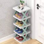 5 Layer X Shap Stackable Shoe Rack Shoe Stand Support Home Door Entrance Shoes Rack Space Saving Cabinet Shoe Storage Organizer