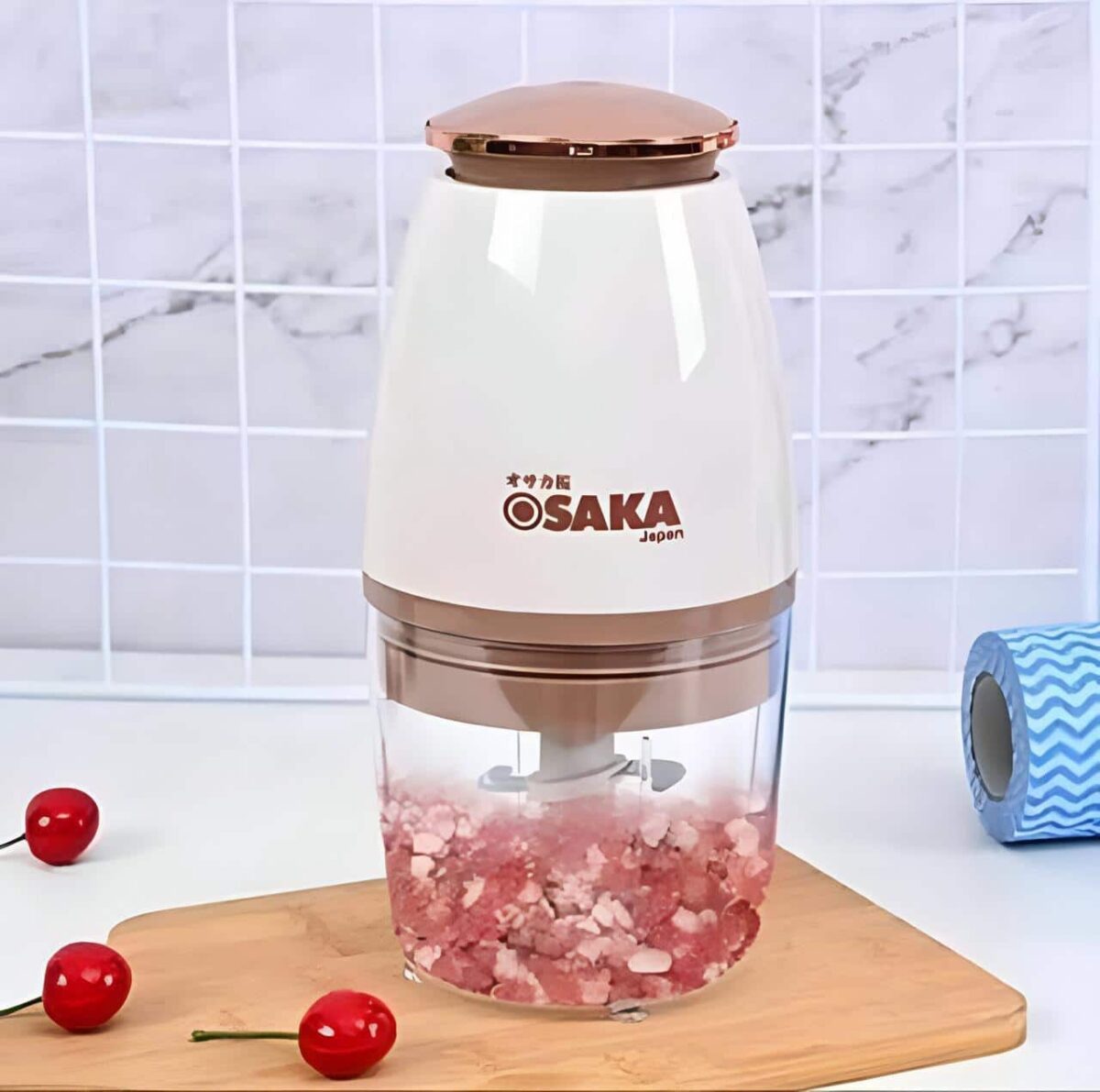 4 in 1 multi functional electric handheld cooking hammer meat mincer food processor - Multifunctional Food Processor Electric Grinder Chopper Baby Food Processor Fast Fruit Blender - Electric food chopper processor for garlic onion meat chilles + veggies - Image 1