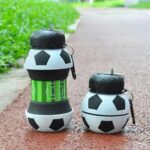 Football Silicon Foldable Water Bottle - Image 2
