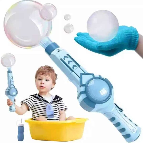 Smog Bubble Machine With Bubble Water Bubble Wand Heart Toy (random Color)