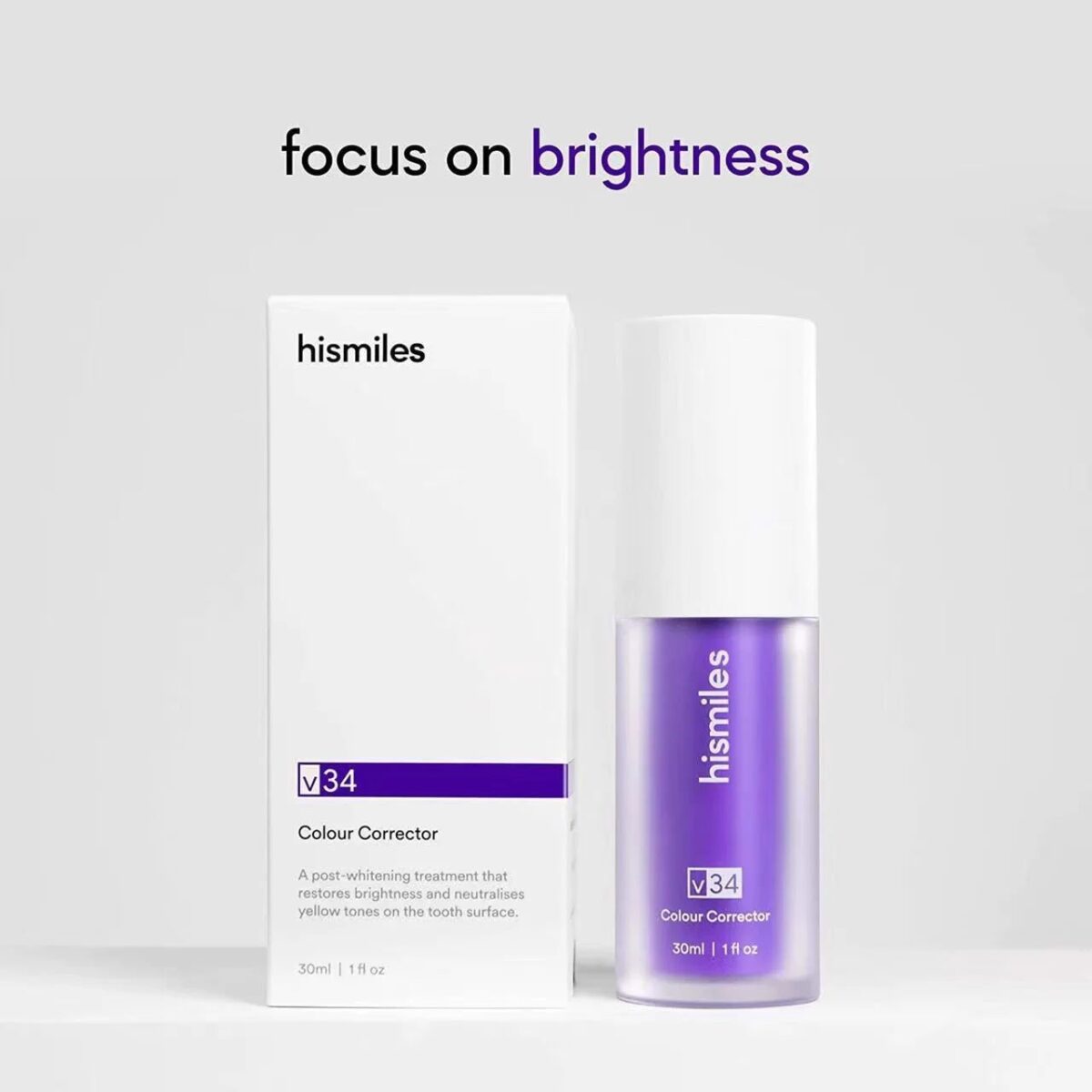 Teeth Brightening Hismiles V34 Colour Corrector Serum (whitebox) - Image 1