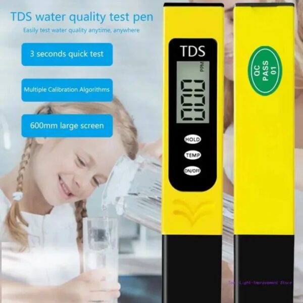 ADVANCED™ Digital Pocket TDS Meter with Temperature and Water Quality Measurement Testing Mete