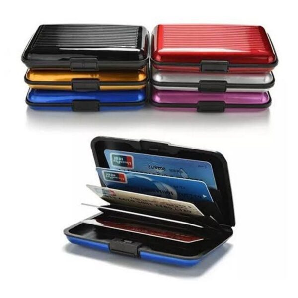 Aluminium Case Water Proof Aluma Wallet Multicolor For Men And Women