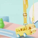 Bus Shape School Water Bottle With Strap 500 Ml (random Color) - Image 3