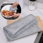 Dish Washing Cleaning Cloth | Wire Dish Washing Rugs For Kitchen Dishes - Image 3