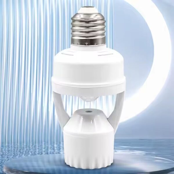 E27 Infrared Human Body Sensor Lamp Holder Led Bulb Lamp Holder Infrared Sensor Household Screw For Home Smart Life
