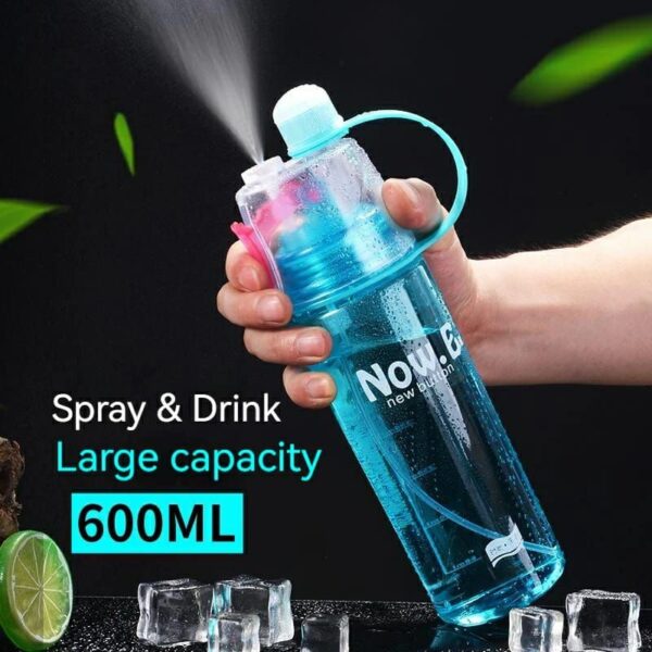 Easy to Carry School office Sports Summer  Spray Water Bottle Portable  Water Cooling  Spray Cup Large Capacity