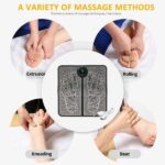 Ems Foot Massager Mat Electric Usb Charging Smart Display Tens Acupuncture Feet Cushion Blood Circulation Pad - Image 2