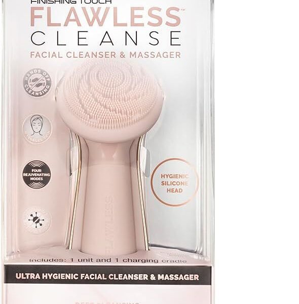 Finishing Touch Flawless Cleanse rechargeable silicon facial cleanser massager