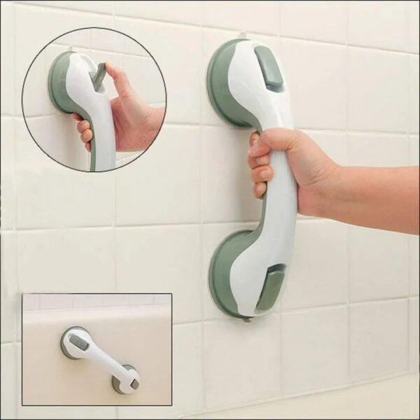 Helping Handle  High Quality Safety Helping Handle Anti Slip Support Toilet Bathroom Safe Grab Bar Handle Suction Cup Handrail Grip