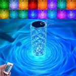 16 Color Daimond Crystal Lamp With Remote LED Crystal Table Lamp (L)