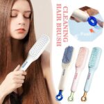 Magic Retractable Comb Self Cleaning Hair Brush Massage Anti-static Hair Smoothing Comb - Image 4