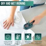 Portable Garment Steamer for Clothes, Lightable Professional Fabric Wrinkle Remover for Home & Travel, No Ironing Board Needed - Image 3