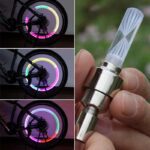 Motion activated glow bike flashlight car motorcycle tire valve caps wheel light - Image 4