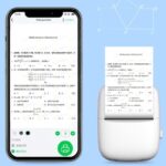 Portable Mini Printer Hot Printing Self-adhesive Thermal Inkless Wireless Printer - Image 2