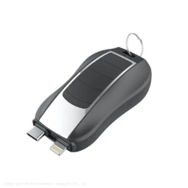 New 2 in 1 Keychain Portable Key chain Power Bank Emergency Charging Treasure Wireless Portable Charger
