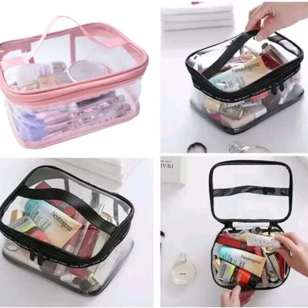 NEW Transparent Waterproof Square Cosmetics Organizer  Mix Random color