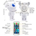 Astronaut Galaxy Projector Lamp Starry Star Bluetooth Music Night Light With Remote  (Big) - Image 4
