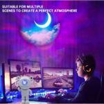 Astronaut Galaxy Projector Lamp Starry Star Bluetooth Music Night Light With Remote  (Big) - Image 5