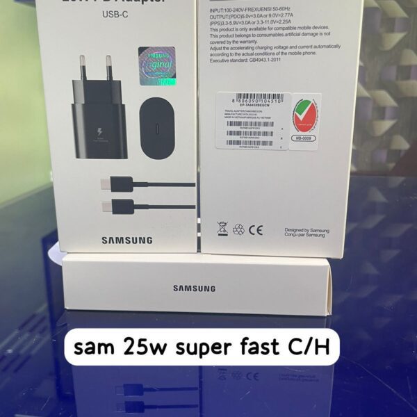 Samsung 25W Super Fast Charger Type C EU