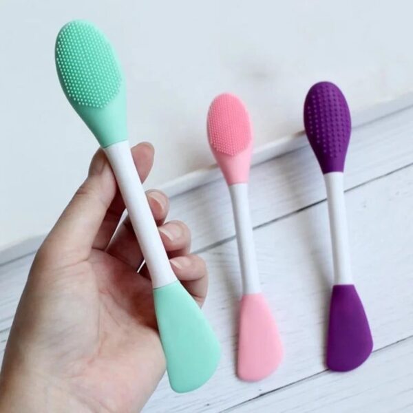 3 in 1 Silicone Face Mask Brush Facial Cleansing Brush Premium Soft Facial Masks Other Skin Care Applicator Tool for Cream Body Lotion Moisturizer