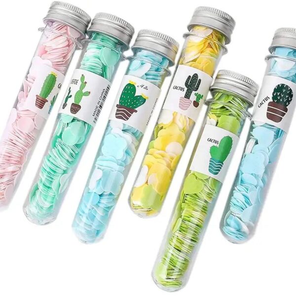 Travel Portable Hand Flower Soap Hand washing Small Soap Tablets Tourism Paper Soap